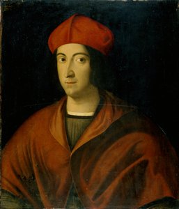 Portret van een kardinaal door Italian School