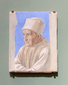 Portret van een oude man, laatste kwart van de 15e eeuw door Italian School