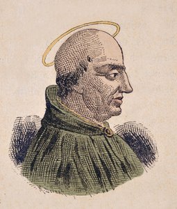 Portret van paus Anterus (235-236) door Italian School