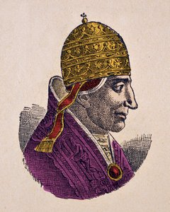 Portret van paus Stefanus IX (1057-1058) door Italian School