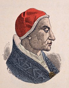 Portret van Paus Felix IV (526-530) door Italian School