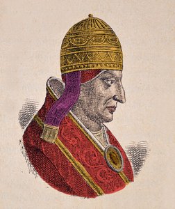 Portret van paus Innocentius III (1198-1216) door Italian School