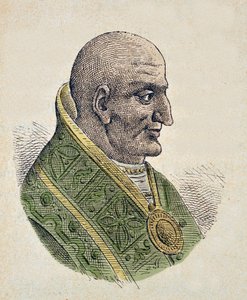 Portret van paus Johannes VII (705-707)