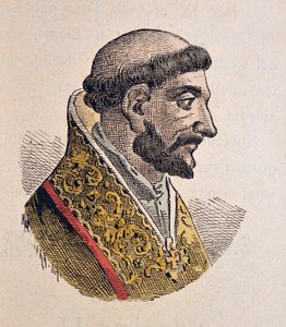 Portret van Paus Johannes XI (931-935) door Italian School