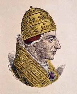 Portret van paus Johannes XVII (1003) door Italian School