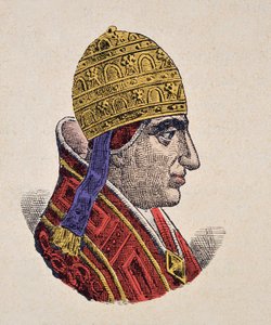 Portret van paus Johannes XXII (1316-1334) door Italian School