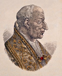 Portret van Paus Leo III (795-816) door Italian School