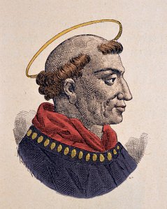 Portret van Paus Leo IV (847-855) door Italian School
