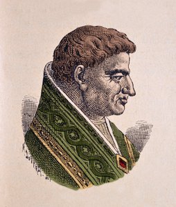 Portret van paus Victor II (1086-1087)