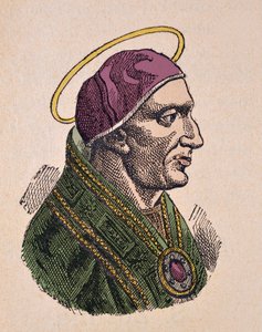 Portret van paus Zosimus (417-418)
