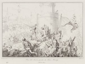 Verovering van Smyrna door Pietro Mocenigo