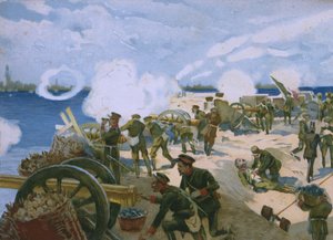 Opstand in Venetië, maart 1848, illustratie uit een album over de geschiedenis van Risorgimento gemaakt voor de chocolade Talmone, eind 19e eeuw door Italian School