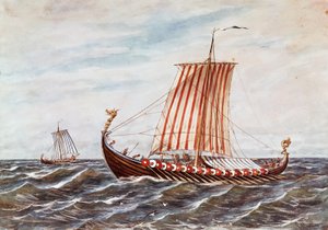 Reconstructie van 10e-eeuwse Vikingboten