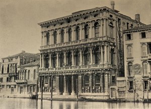 Woonplaats van Robert Browning (1812-89) in Venetië door Italian School