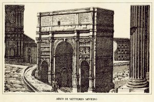 Rome: Boog van Septimius Severus