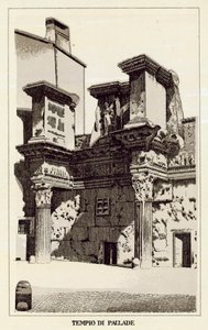 Rome: Tempel van Pallas door Italian School