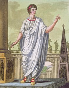 Romeinse Burger die Werk Claimt, uit LAntica Roma, 1825
