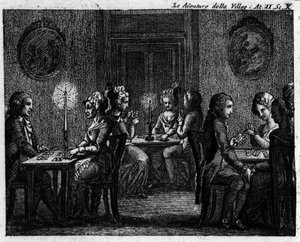 Scène 10 van Act II van het komische stuk 