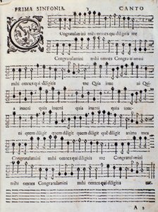 Bladmuziek voor Concerto 5 in Canzoni alla francese door Adriano Banchieri door Italian School