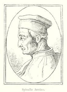 Spinello Aretino (gravure) door Italian School
