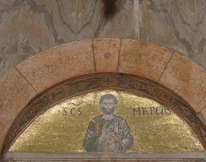 St. Marcus (mozaïek) door Italian School