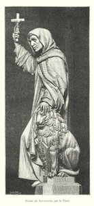 Standbeeld van Savonarola, door de Pazzi door Italian School