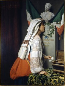 Het plebisciet van 1870. Bij deze gelegenheid stemden de Italianen voor Italiaanse eenheid. Museo del Risorgimento. Milaan door Italian School