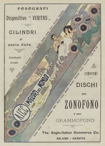 The Anglo-Italian Commerce Co (kleurenlitho) door Italian School