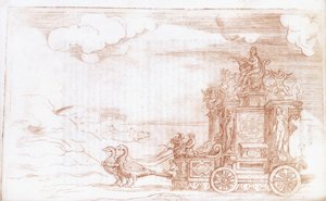 De Triomfwagen van Venus, 1579 door Italian School