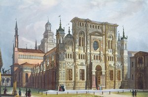 Het Kartuizerklooster nabij de Pavia uit Zichten op Milaan en zijn omgeving