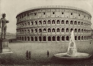 Het Colosseum hersteld door Italian School