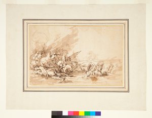 De vlucht van Cloelia en haar metgezellen, 1650-1700