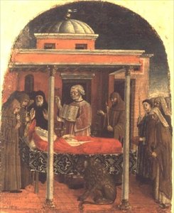 De Begrafenis van St. Hiëronymus, Ferrarese School