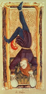 De gehangene, tarotkaart uit het 