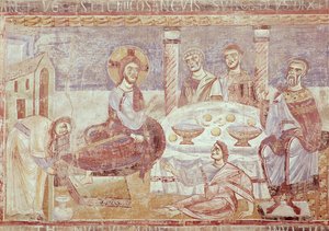 De Maaltijd in het Huis van Simon de Farizeeër, School van Monte Cassino, ca. 1087