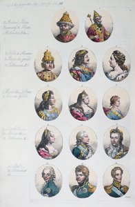 De Romanov Dynastie, uit Costume Antico e Moderno door Gulio Ferrario, c.1820 door Italian School
