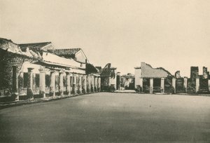 De Stabiaanse Baden - De Worstelingplaats zoals het is door Italian School
