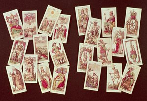 De tarotkaarten van de Grote Arcana door Italian School
