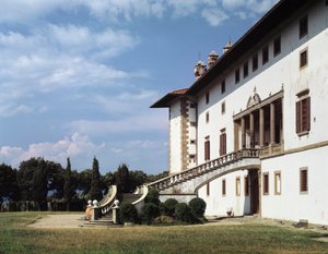 De villa van honderd schoorstenen door Italian School