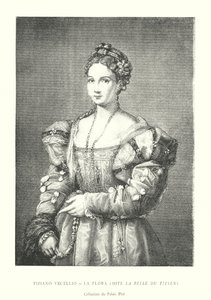 Tiziano Vecellio, La Flora, Ook Bekend als La Belle du Titien, Collectie van het Pitti Paleis door Italian School