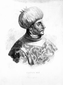 Ulucci Ali (gest. 1587) de Turkse piraat door Italian School