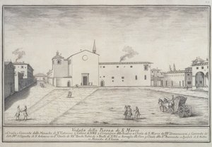 Uitzicht op de Kerk van San Marco, Florence