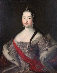 Portret van de tsarevna Anna Petrovna, 1740s