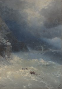 De storm bij Kaap Aya