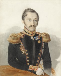 Portret van generaal Alexander Danilovich Gerstenzweig 1818-1861