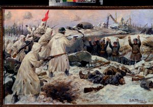 De overgave van de Finse soldaten in 1940 door Ivan Alexeyevich Vladimirov