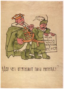 Waarom rekken de Poolse edelen de vredesbesprekingen, 1920 door Ivan Andreevich Malyutin