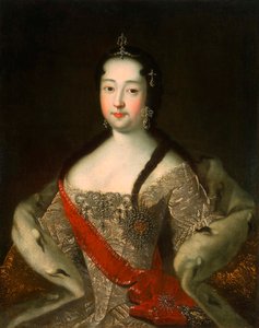 Portret van de tsarevna van Rusland Anna Petrovna van Rusland