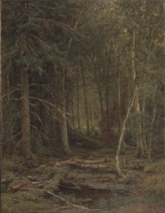 Wildernis door Ivan Ivanovich Shishkin