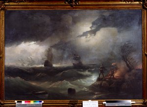 Peter I (de Grote) door Ivan Konstantinovich Aivazosky